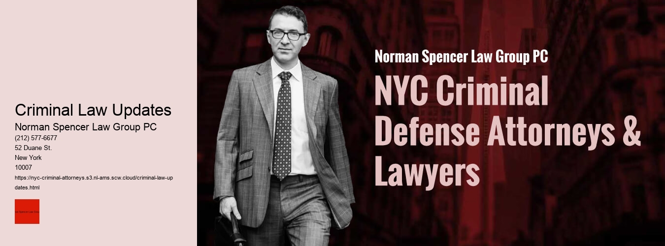 Criminal Law Updates