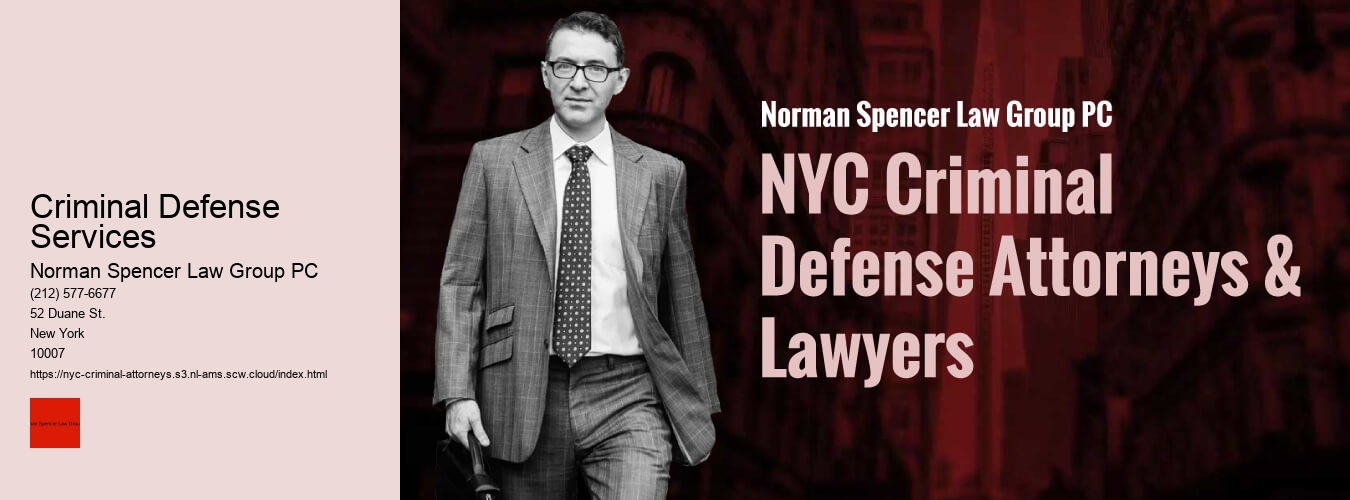 Understanding the role of a NYC criminal attorney.
