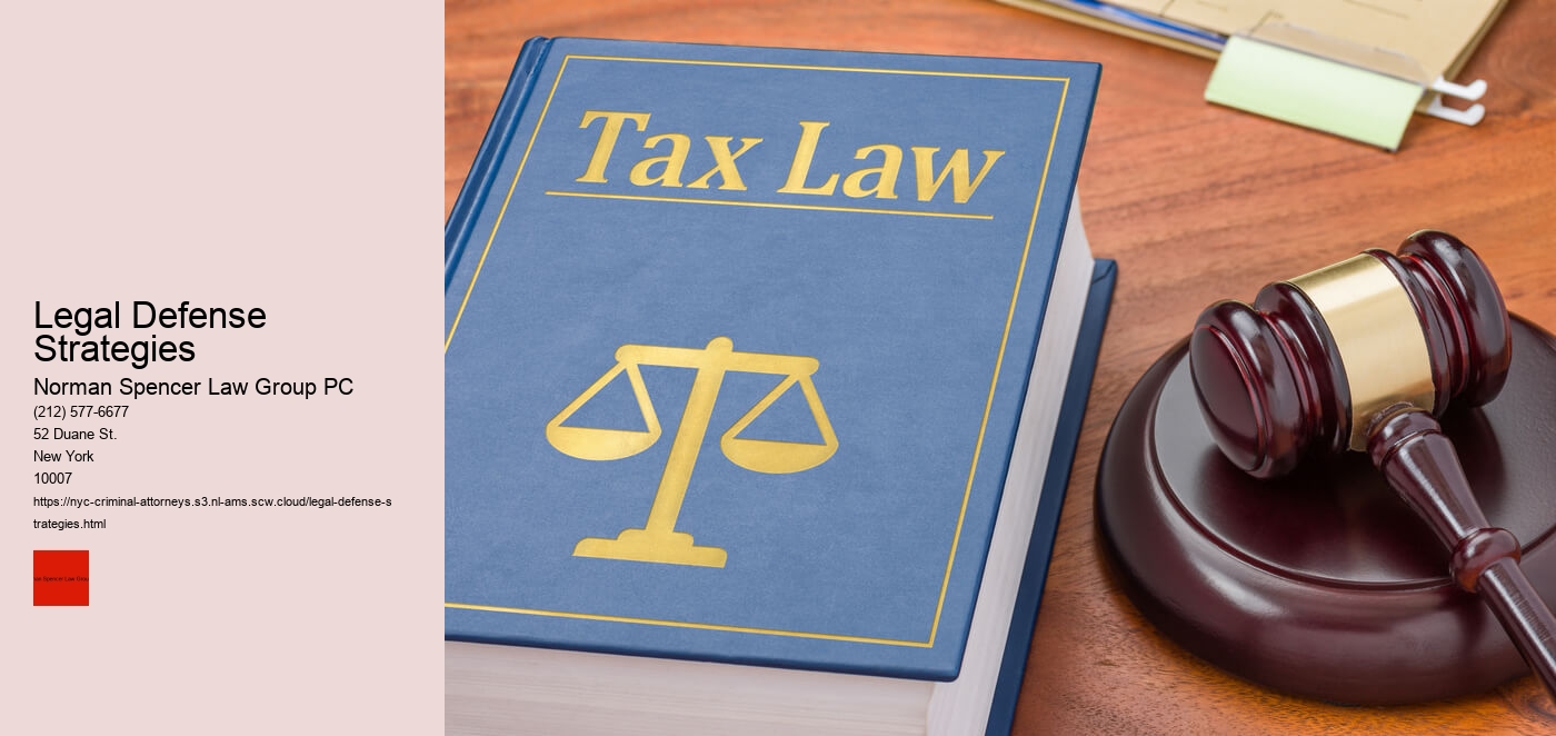 Legal Defense Strategies